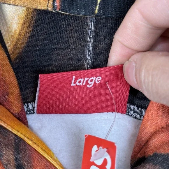 Supreme Martin Wong 8 Ball Hooded Sweatshirt Multi (FW19SW51) Men's Size Large L - Picture 10 of 14